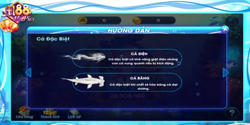 Cá Điện và Cá Băng mang đến cơ hội săn thưởng thành công