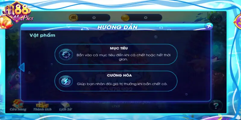 Vật phẩm hỗ trợ giúp người chơi săn cá hiệu quả